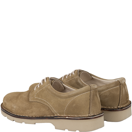 Skórzane półbuty męskie marki Syrena SH 808 oliwka