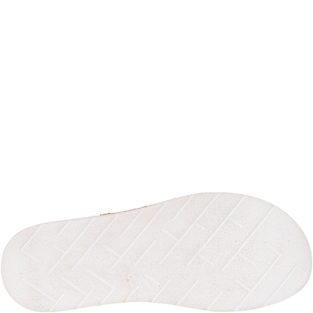 Inblu GS000052 białe klapki z motywem kwiatowym