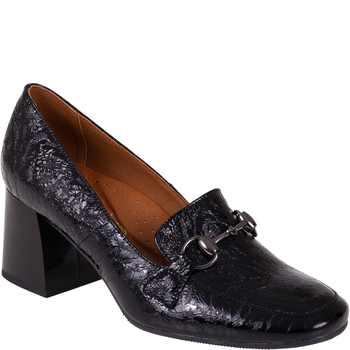 Czółenka damskie skórzane Syrena SGO 2070 carmen czarny