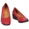 Półbuty ażurowe damskie skórzane Syrena SWB 026 czerwone