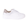Półbuty damskie wiązane sneakersy skórzane WASAK SW 0680 białe