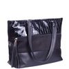 Duża torebka damska czarna skóra ekologiczna SO 1461