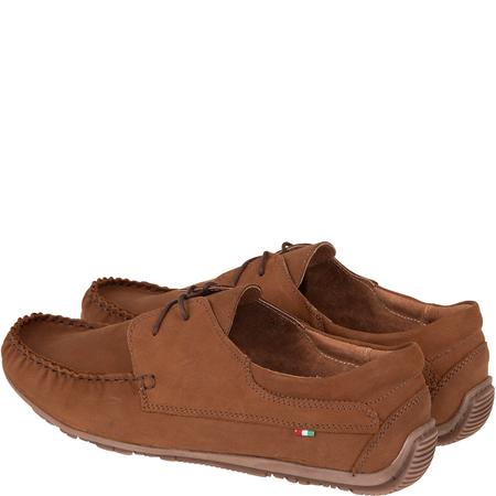 Rude mokasyny męskie Syrena SI 361A-852 - skóra naturalna