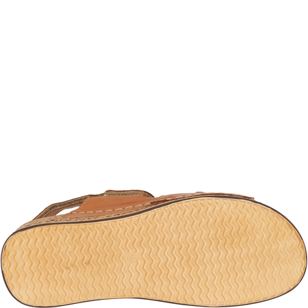 Sandały skórzane damskie marki Syrena SST 993 rude