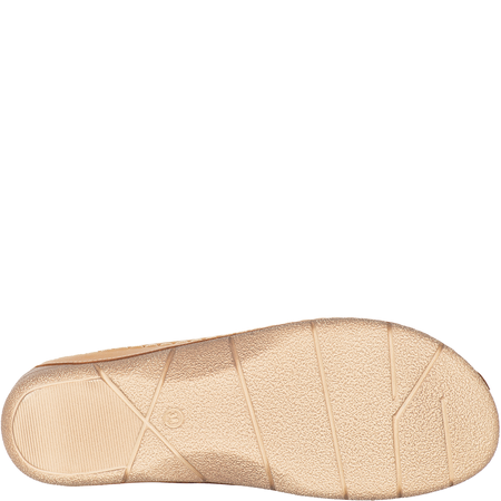 Skórzane sandały damskie ażurowe Syrena SH 4027 jasny brąz