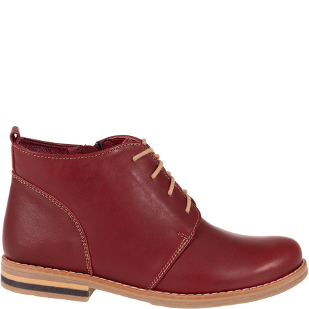 Botki damskie zimowe marki Syrena SST 4000/D bordowe