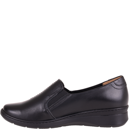 Czarne półbuty damskie skórzane marki Syrena SGO 1574