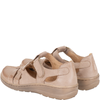 Syrena SH 423 - komfortowe beżowe półbuty wiosenne, skórzane