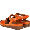 Pomarańczowe sandały damskie skórzane Syrena SST 924