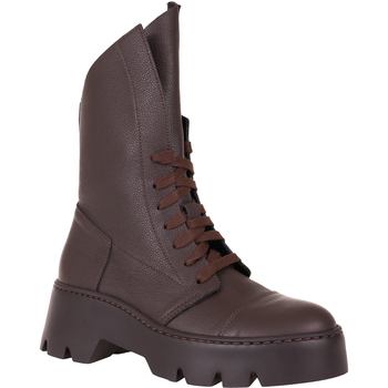 Trzewiki damskie Syrena SLA 976/271 czekolada groszek