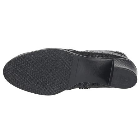 Komfortowe botki damskie skórzane Syrena SE 481 czarne