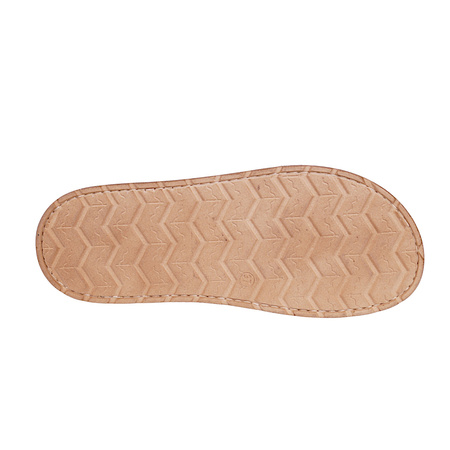 Sandały damskie skórzane na rzep w kolorze cappuccino Syrena SST 907