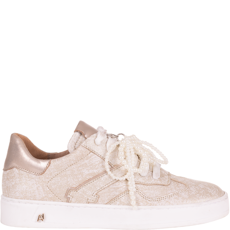 Półbuty damskie skórzane Syrena SLA 1152/301 złoty piasek