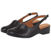 Syrena SWB 131 czarne sandały damskie - skórzane, wygodne