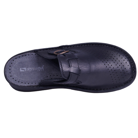 Komfortowe klapki męskie SYRENA SH 011 czarne