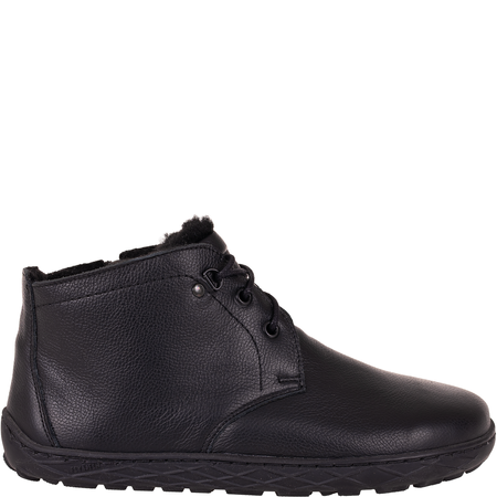 Botki barefoot marki Syrena SH 501P czarne - skóra naturalna