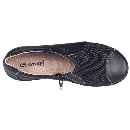 Elastyczne półbuty damskie Syrena SH 22714 czarne