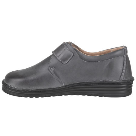 Szare półbuty damskie na rzepy SOT 069/M marki Syrena