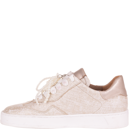 Półbuty damskie skórzane Syrena SLA 1152/301 złoty piasek