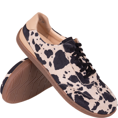 Syrena SPU 1572P barefoot krowa | beżowa skóra naturalna