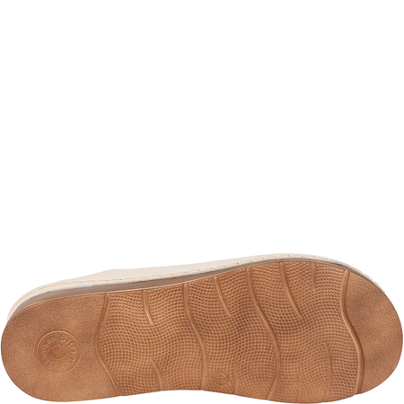 Klapki damskie skóra naturalna Syrena SST 922/M jasny beż