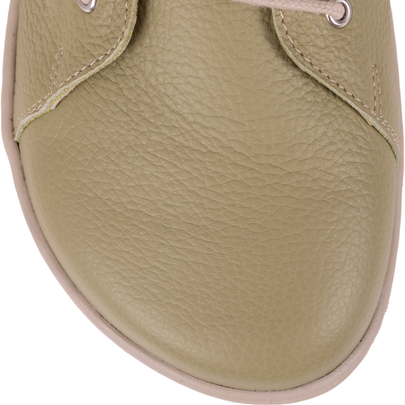 Wygodne półbuty BareFoot Syrena SH 436 - skóra, zielone