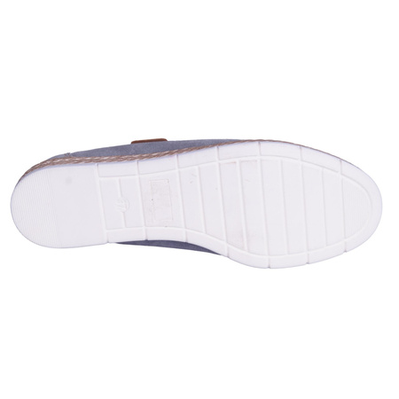 Szare zamszowe mokasyny damskie Syrena SBB 221033