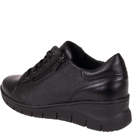 Damskie półbuty skórzane marki Syrena SWB 030/TR czarne