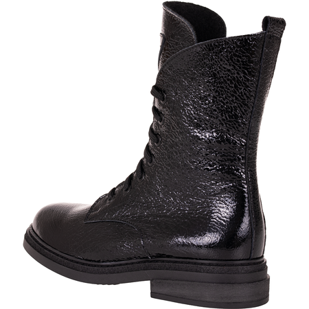 Trzewiki damskie Syrena SLA 1040/161 czarny/lico kresz