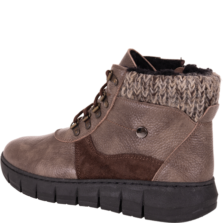 Trzewiki damskie skórzane Syrena SH 782.631.112 brąz