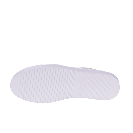 Półbuty ażurowe damskie skóra naturalna Syrena SE 0502 beż groch