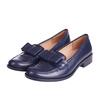 Mokasyny damskie skóra naturalna marki Syrena SE 052 P granatowe