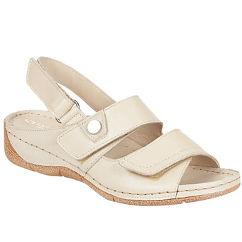 Sandały damskie skórzane SYRENA SWB 538+ beżowe