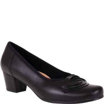 Czółenka damskie skórzane marki Syrena SPU 399 czarne