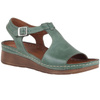 Sandały Skórzane Damskie Marki Syrena SST 924 Zielone