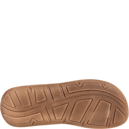 Białe klapki męskie Inblu VE0002KU skórzane sanitarne z klamrą