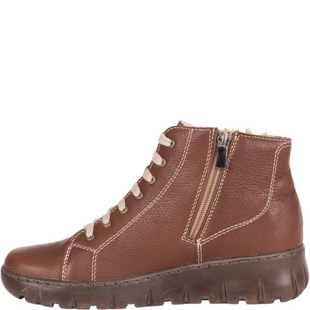 Trzewiki damskie skóra naturalna Syrena SH 789.086 brąz