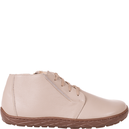 Botki barefoot marki Syrena SGO B011 groch beż - skóra naturalna