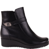 Wygodne botki damskie skórzane Syrena SGO 1249 czarne
