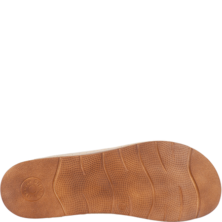 Klapki damskie skóra naturalna Syrena SST 922 beżowo-złote