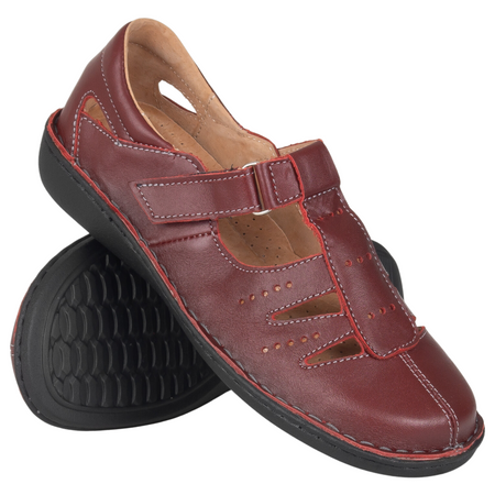 Klasyczne przewiewne półbuty na rzepy SOT 067 marki Syrena