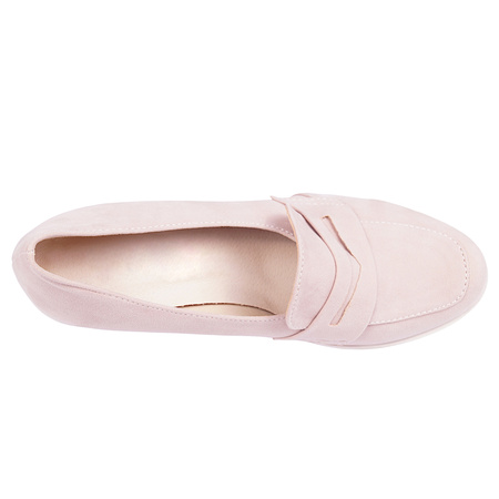 Polskie półbuty z linii eco w kolorze beżowym model EDA 321