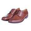Półbuty wizytowe męskie skórzane w kolorze brązowym Syrena  SE 0935