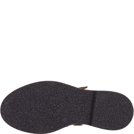 Syrena SGO 2093 czekoladowe półbuty damskie - skóra naturalna