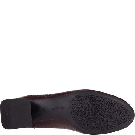 Czółenka damskie skórzane Syrena SE P-312 bordowe