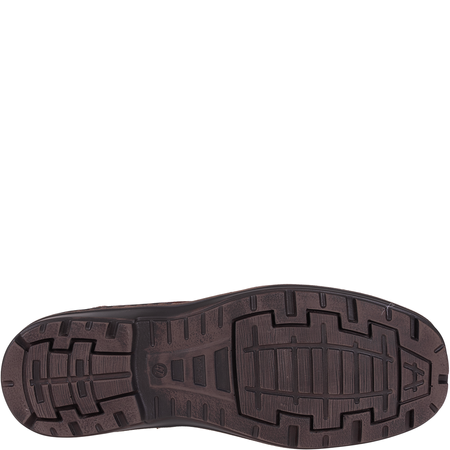 Skórzane półbuty męskie marki Syrena SST 210 ciemny brąz