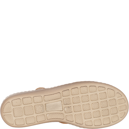 Syrena SH 423 - komfortowe brązowe półbuty wiosenne, skórzane