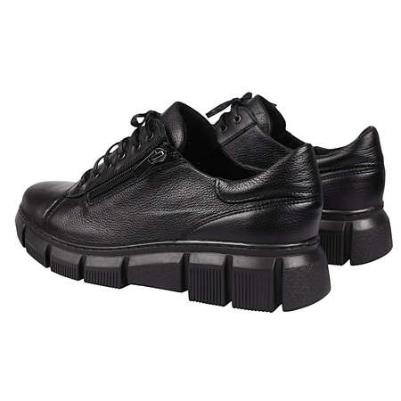 Damskie półbuty skórzane Syrena SWB 030 czarne