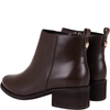 Komfortowe botki damskie skórzane Syrena SPU B-273 czekolada