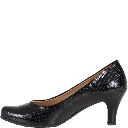 Czółenka damskie skóra naturalna Syrena SE 7115/12 czarne